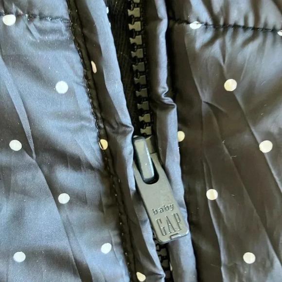 GAP polka dot black pro lift cold control ultra max snowsuit warmest 6-12 months - Picture 5 of 6